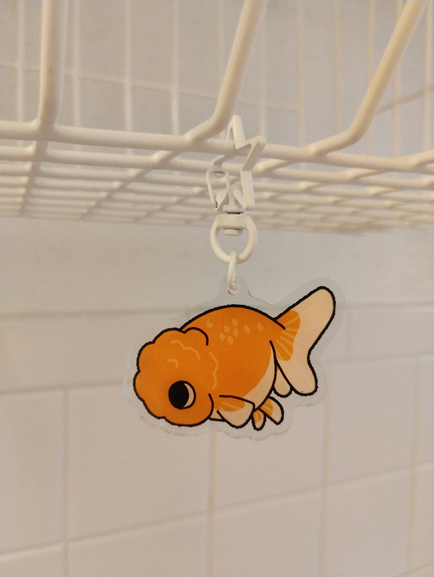 Ranchu/ Lionchu Goldfish Keychain
