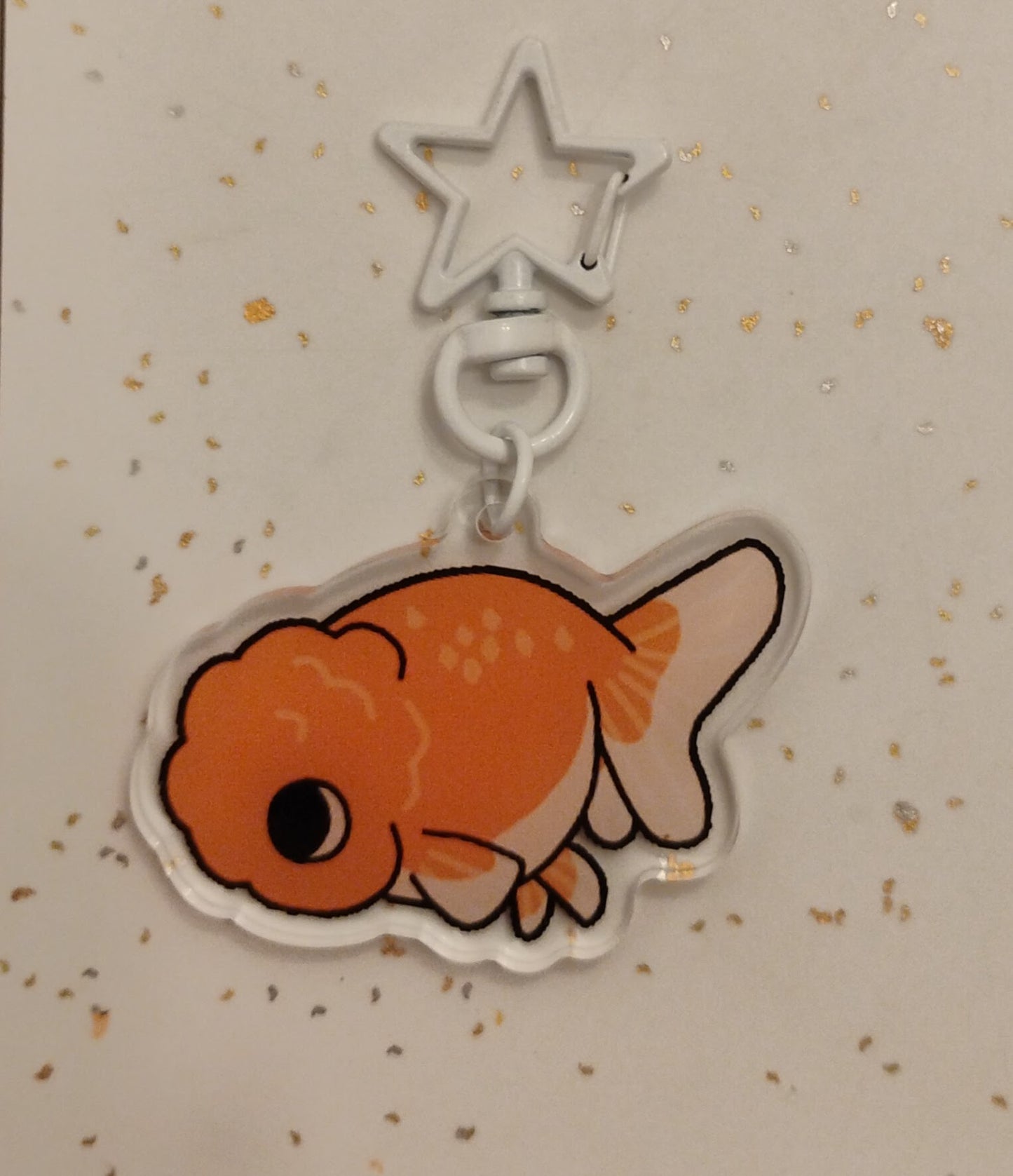 Ranchu/ Lionchu Goldfish Keychain