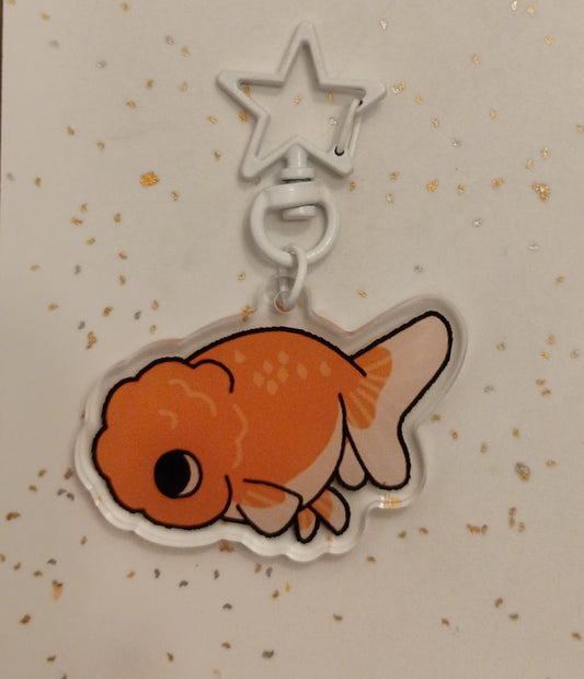Ranchu/ Lionchu Goldfish Keychain
